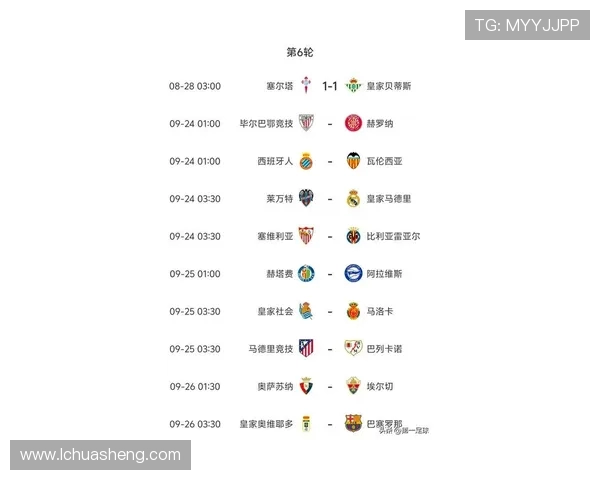 西甲第23轮比赛安排与争四球队形势分析